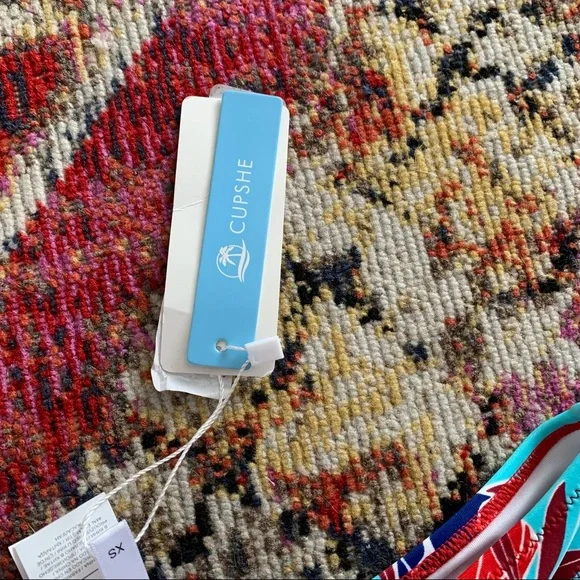 Cupshe Floral Swim Bottom Set Size XS - Picture 6 of 10